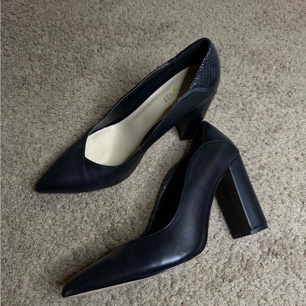 Nine West Naileen Black Point Toe Pumps